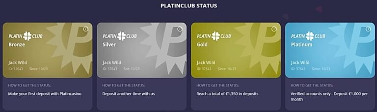 Platinclub im Check: Was bringt das PlatinCasino Treueprogramm wirklich?